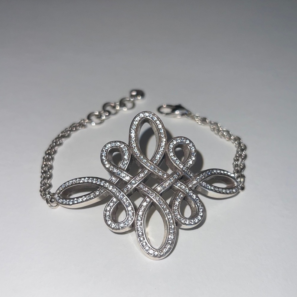 Brighton KNOTTINGHAM CROSS Celtic Knot Bracelet